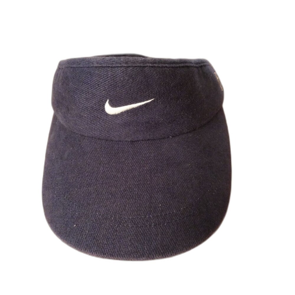 Nike Golf Visor Hat Navy Blue Adjustable Cap - Denim Look, Lightweight & Stylish
